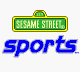 Sesame Street Sports (USA) Title Screen